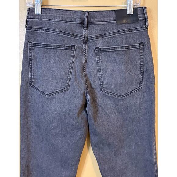 Everlane High Rise Slim Straight Button Fly Ankle Jeans Size 30 - Picture 7 of 9